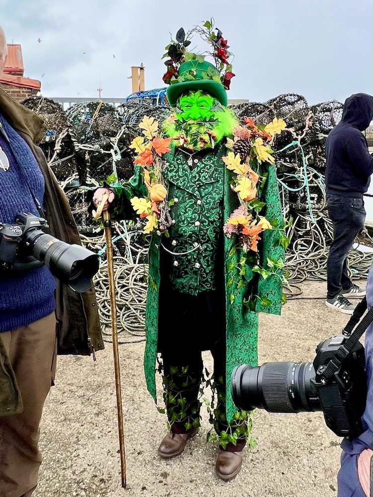 The Green Man at Goth weekend in Whitby